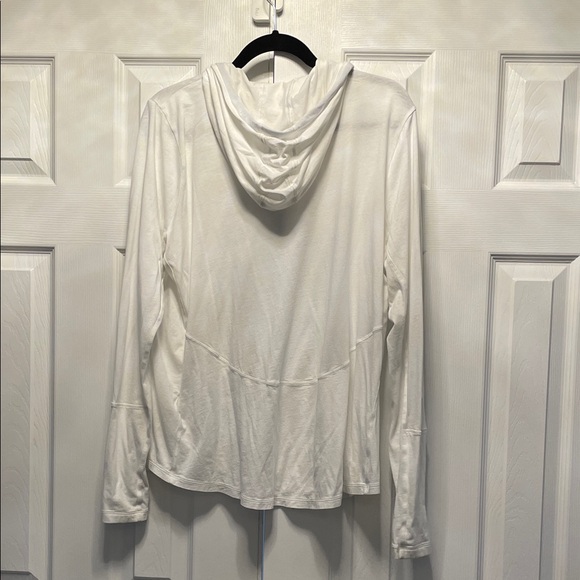 Under Armour White Hoodie with Blue Accents - Picture 3 of 5